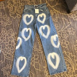 Adika Small Heart Jeans